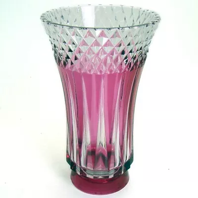 Signed Val St. Lambert Glass Vase • $229