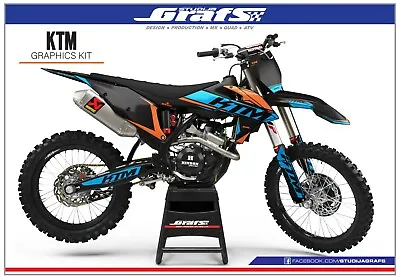 KTM Complete Graphics Kit SX SXF EXC EXCF - F 50 65 85 125 200 250 300 350 450 • $159