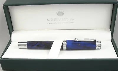 Monteverde Essenza Early Dawn & Chrome Fountain Pen - New $95 Pen No Reserve • $26
