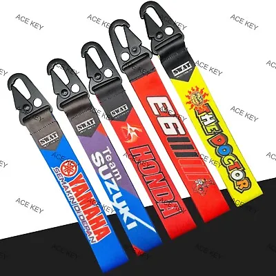 5 Variety Of Bike Car Auto Keyring Car Keychain Wrist Strap Gift • $9.50