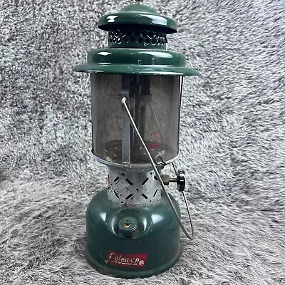 Vintage Coleman Lantern Model 220 E With Glass Pyrex USA Dated 8/61 • $35