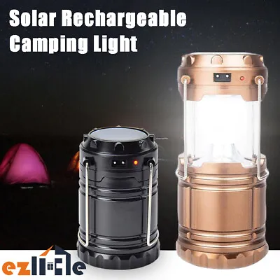 $17.95 • Buy Hiking Portable Flashlight Tent Light Rechargeable LED Lamp Camping Usb Lantern