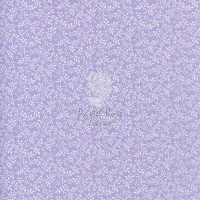 Rose & Hubble Purple Lavender Lilac Floral Fabrics 100% Cotton Poplin • £3.75