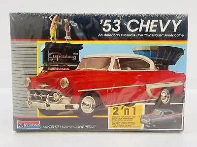 Monogram '53 Chevy Bel Aire Hardtop 2n1 1:24 Plastic Model Kit 2781 New Sealed • $39.95