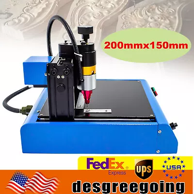 110V Electric Metal Marking Machine Dot Peen 200x150mm For Number Letter Label • $440