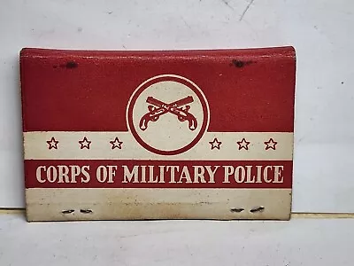 Vintage 1940's DENVER MILITARY POLICE CORPS Matchbook Cover - Denver Colorado • $8.99