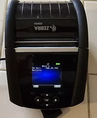 Zebra ZQ620 Mobile Printer Wifi Bluetooth ZQ62-AUF001-FB Read  • $127