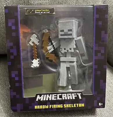 Minecraft Survival Mode Arrow Firing Skeleton FIGURE 2015 Mattel • $27.50