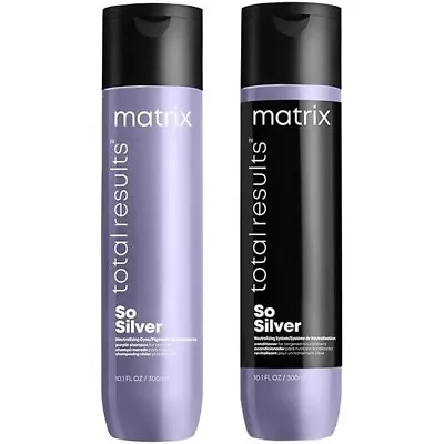 £22 • Buy Matrix So Silver Shampoo And Conditioner 300ml