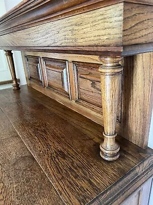 Solid Oak Dresser Sideboard Arts And Crafts Style - Not Ikea • £225