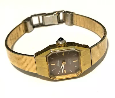 $26 • Buy Vintage SWISS FELICIA 17 Jewels Incabloc MANUAL MECHANICAL LADIES WATCH Working 