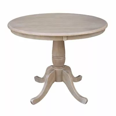 Pemberly Row 36  Round Top Dining Table In Natural • $370.99