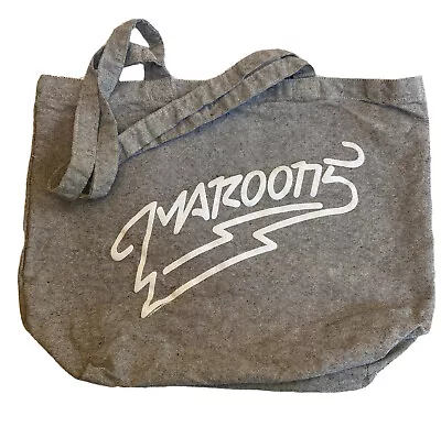 Maroon 5 Gray Cotton Canvas Tote Bag Red Pill Blues 2018 • $7.50