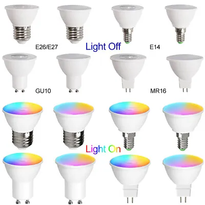 E14 E26/E27 GU10 MR16 LED Bulbs Spot Light Lamps Down Lights Lightbulbs 1-6Pcs • £7.09