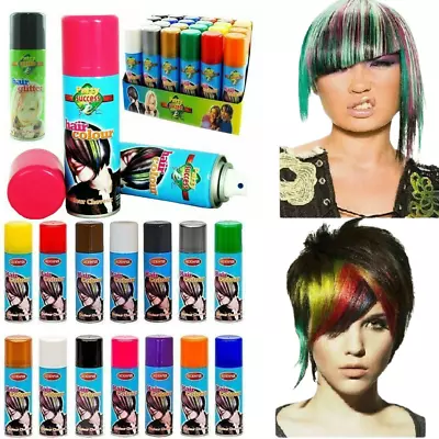 Party Success Hair Colour Spray  Wash Out Hair Colours Temporary Hair Spray • £5.75