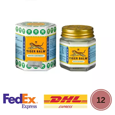 12x Tiger Balm (WHITE) Super Strength Pain Relief 19.4g Free Shipping • $99.80