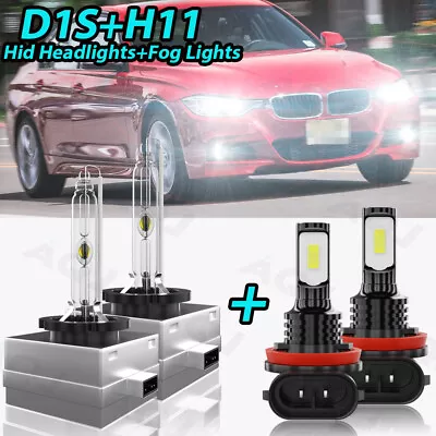 HID Headlight Bulbs For 2009-2011 2012 2013 BMW 328i High Low Beam LED Fog Light • $33.29