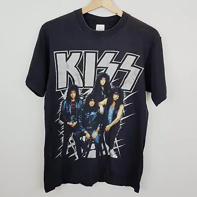 Vintage 1990 KISS Backstage Pass S Hot In The Shade 1990 T-shirt - Single Stitch • $295