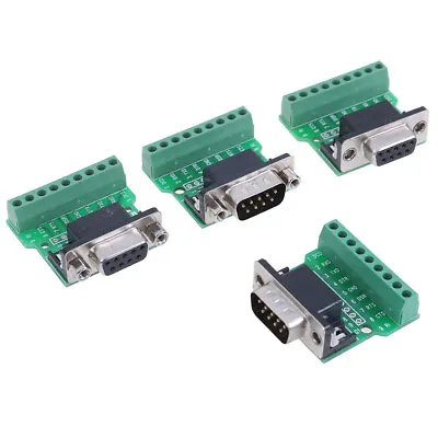 D-Sub 9pin Solderless Connectors DB9 RS232 Serial To Terminal Adapt DOECU_U__- • $7.54