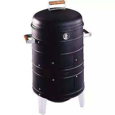 $67.37 • Buy Outdoor 37  Charcoal Smoker BBQ Grill 3 IN 1 Vertical Smoke Portable Meat Cooker