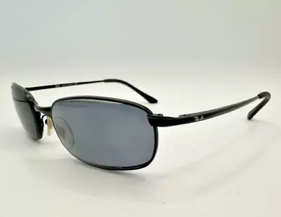 RAY BAN Eyeglasses FRAMES ONLY RB 3162 Sleek 006 52-19-135 Black Rectangular • $22.88