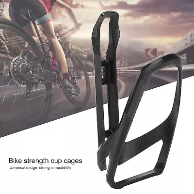 Bicycle Water Bottle Holder Black Ultra Firm Road Mountain Bike Cup Cage • $9.45