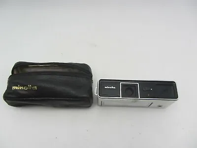 Minolta 16 Model P Subminiature Spy Camera W/ Case Rokkor F3.5 25mm • $7.12