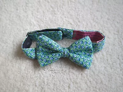 Vineyard Vines Kids Bow Tie Green Blue Seashells • $10