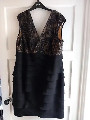£10 • Buy Jessica Howard Dress 16 Black 