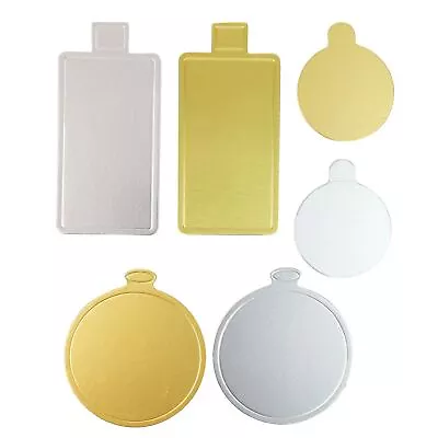 Mini Slice Cake Boards - Cheesecake Slice Round Square Triangle • £3.99