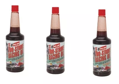 Red Line 2-Stroke Racing Oil Pre Mix 2 Stroke 16 Oz ( 3 Bottles ) • $52.99