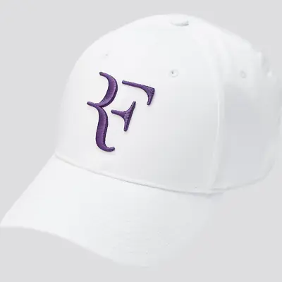 Uniqlo Roger Federer Basel 2022 White Purple Tennis RF Cap / Hat - New Tags • $83.50