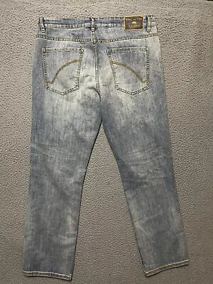Ring Of Fire Jeans Mens Size 36x30 Straight Leg Blue Light Wash Denim • $15.09