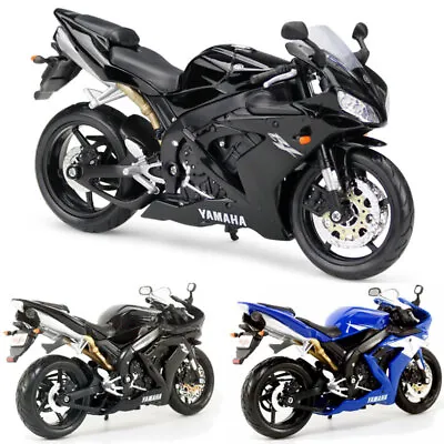 1:12 Scale Yamaha YZF-R1 Diecast Motorcycle Model Kids Gifts Men Collection • £32.15