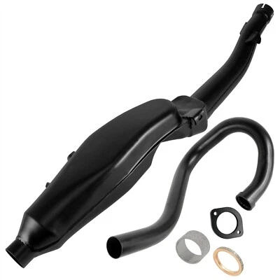$230 • Buy Fits Yamaha Warrior 350 Exhaust Muffler W/ Pipe Gasket YFM350X 1987-2004