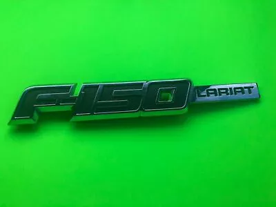 $24.55 • Buy NEW 09-14 Ford F-150 Lariat Right Side BL3416B115G Emblem 9L3Z16720G Logo Decal