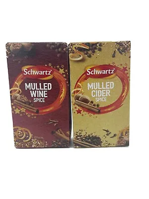 Schwartz Christmas Mulled Wine & Cider 18g Twin Pack - One Of Each Type • £6.99