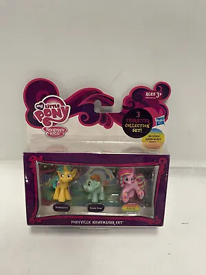 2013 My Little Pony Ponyville Newsmaker Set Mini Figures Snailsquirm Snipsy Snap • $19.99