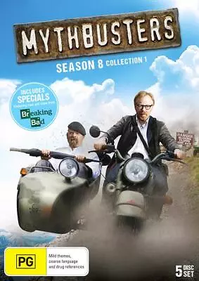 Mythbusters : Season 8 : Collection 1 (DVD 5 Disc Set ) Brand New! Region 4 • $49.99