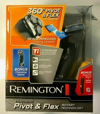 REMINGTON FLEX 360 RECHARGABLE SHAVER + Mustache Beard& Detail Trimmer • $42.99
