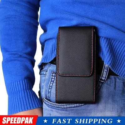 £6.47 • Buy Belt Holder Magnetic Leather Pouch Holster Case Cover Phone NEW For Mobile V0Q5