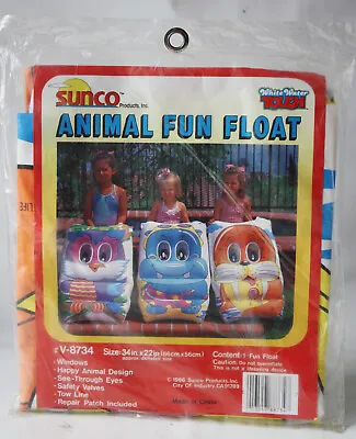 Vintage 1986 Animal Fun Float 34  Inflatable Sea Elephant Ride On Sunco ! • $101.15