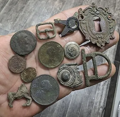 Lot UK Metal Detecting Find ArtefactsRoman Coins • £15