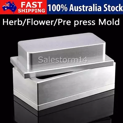 Ro-sin Pre Press Mold 2 X4  For Flower Hash Extraction Tool Aluminum Rectangle • $49.11