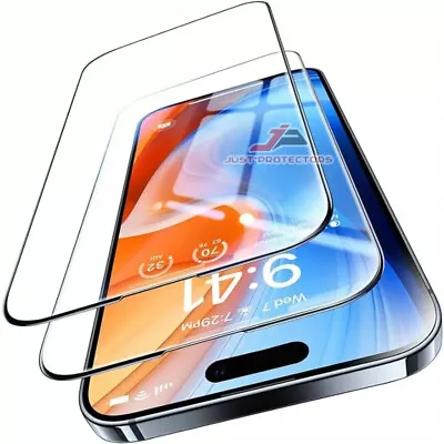 2xTempered Glass Screen Protector For IPhone 15 14 13 12 11 Pro XR XS Max 8 SE • $4.95