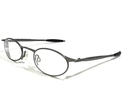 Vintage Oakley Michael Jordan OO Eyeglasses Frames Matte Silver Oval 46-22-133 • $169.99
