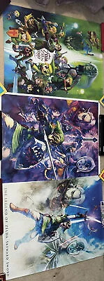 LOT OF 3 | The Legend Of Zelda 25th Anniversary And Skyward Swars Posters (+1) • $95