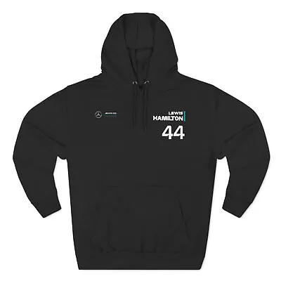 Lewis Hamilton 44 // MERCEDES AMG F1 // Formula One / Black Or White - Hoodie • $47.99