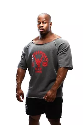 £21.95 • Buy Bodybuilding Rag Top Old School Gym Clothing Oversize Training Top Muscle Gym