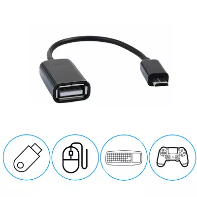 USB B Male To USB 2.0 A Female OTG Adapter Converter Cable For Android SAMSUNG • $1.45